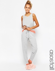 Пижама с майкой и леггинсами ASOS TALL - Серый