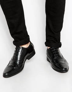 Черные туфли-броги ASOS - Черный