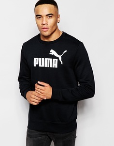Свитшот с логотипом Puma - Черный