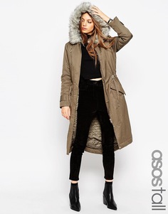 Длинная парка ASOS TALL - Хаки