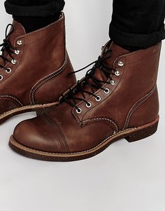 Кожаные ботинки Red Wing Iron Ranger - Коричневый