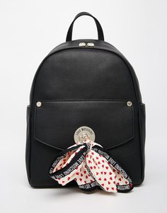 Рюкзак со съемным шарфом Love Moschino - 000 черный