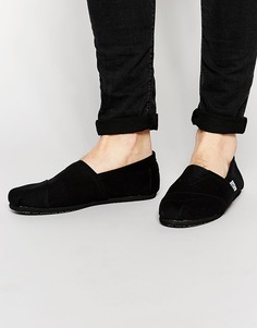 Классические парусиновые эспадрильи TOMS - Черный