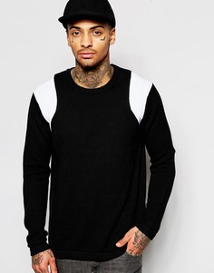 Джемпер с декоративной деталью на плечах ASOS