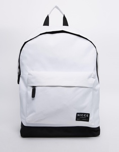 Белый рюкзак с логотипом Nicce - Белый