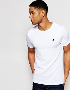 Белая эластичная футболка ASOS - Белый