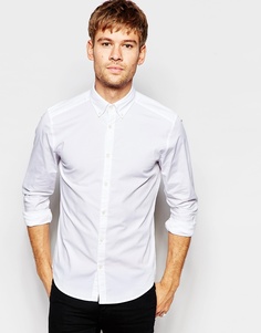 Рубашка с воротником на пуговицах Esprit - Белый