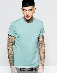 Эксклюзивная футболка слим с логотипом F Farah - Mint leaf