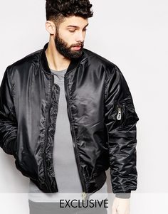 Куртка-пилот Reclaimed Vintage MA1 - Черный