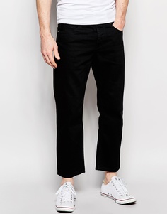 Укороченные прямые джинсы ASOS - Черный