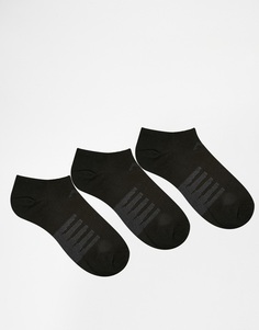 3 пары носков‑подследников New Balance - Черный