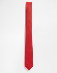 Узкий красный галстук ASOS - Bright red