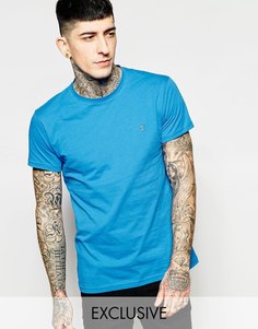 Эксклюзивная футболка слим с логотипом F Farah - Сьерра