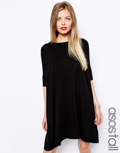 Платье-футболка ASOS TALL - Черный