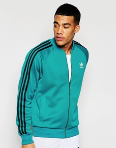 Спортивная куртка adidas Originals Superstar AJ7001 - Зеленый