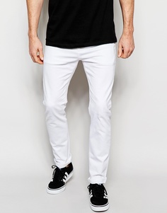 Белые эластичные джинсы слим ASOS - Белый