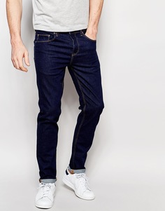 Темно-синие джинсы слим плотностью 12,5 унции ASOS - Классический синий