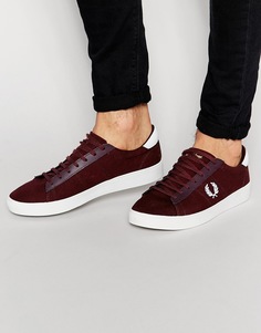 Парусиновые кроссовки Fred Perry Spencer - Красный