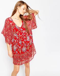 Свободное платье с принтом ASOS - Мульти