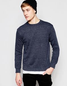 Свитшот Jack &amp; Jones - Темно-синий