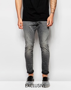 Серые суперзауженные джинсы G-Star BeRAW эксклюзивно для Asos Jeans 3301-A - Серый Slander