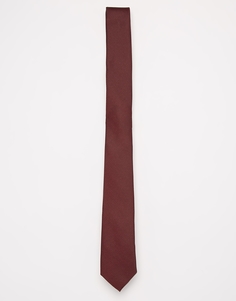 Узкий бордовый галстук ASOS - Burgundy