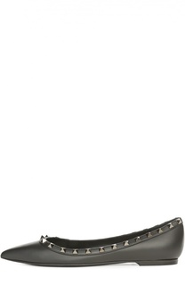 Балетки Rockstud Noir Valentino