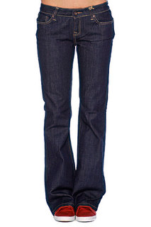 Джинсы прямые женские Zoo York Bootleg Fit Denim Raw Wash