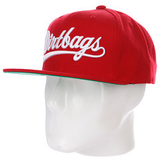 Бейсболка Huf Script Dirtbag Starter Red