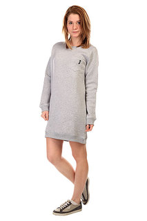 Платье женское Emblem Pocket Sleeve Dress Heather Grey
