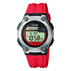 Электронные часы Casio Collection W-211-4a Red/Grey