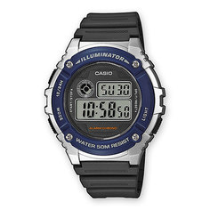 Электронные часы Casio Collection W-216h-2a Black/Grey/Blue