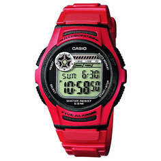 Электронные часы Casio Collection W-213-4a Red