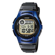 Электронные часы Casio Collection W-213-2a Black/Blue