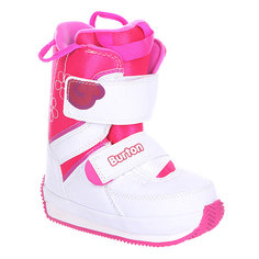 Ботинки для сноуборда детские Burton Grom White/Pink