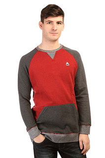 Толстовка свитшот Burton Mb Ryland Crew Chili Pepper Heather