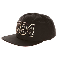 Бейсболка с прямым козырьком DC 1994 Black
