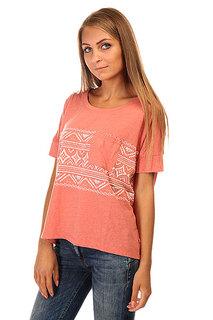 Футболка женская Roxy Boxybohoborder J Tees Faded Rose