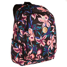 Рюкзак школьный женский Roxy Alright True Black Maui Ligh