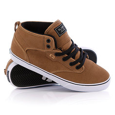 Кеды кроссовки высокие Globe Motley Mid Golden Brown/Black