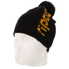 Шапка с помпоном женская Rip Curl Yupik Beanie Black