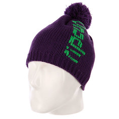 Шапка с помпоном женская Rip Curl Yupik Beanie Crown Jewel Purple