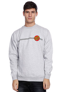 Толстовка Santa Cruz Classic Dot Crew Grey Heather