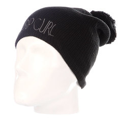 Шапка с помпоном женская Rip Curl Scandi Beanie Black