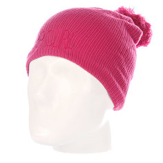 Шапка с помпоном женская Rip Curl Scandi Beanie Fuschia Rose