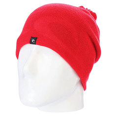 Шапка с помпоном Rip Curl Ultimate Cham Beannie Fluro Red
