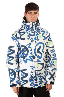 Куртка Quiksilver Mission Print Cave Rave White