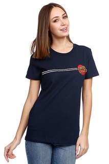 Футболка женская Santa Cruz Classic Dot Fine Jersey Midnight/Navy