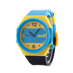 Часы Neff Stripe Cyan/Yellow/Black