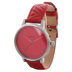 Часы женские Nixon Kensington Leather Red/Mod